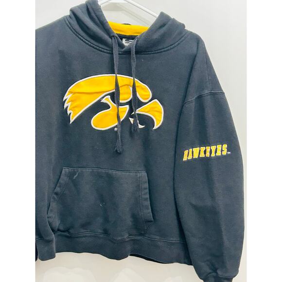 University of Iowa Hawkeyes Women's XL Hoodie Stadium Athletics Black Yellow - Picture 4 of 4